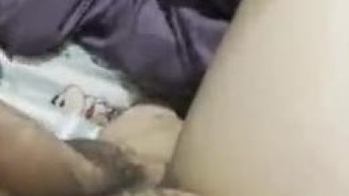 asian girl gives her boyfriend an amazing handjob